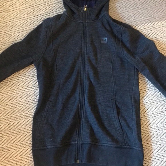 Under Armour Zip Up Hoodie, Size Small - Picture 2 of 3